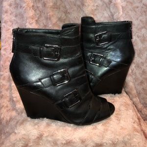 Calvin Klein Peep Toe Wedges 🖤